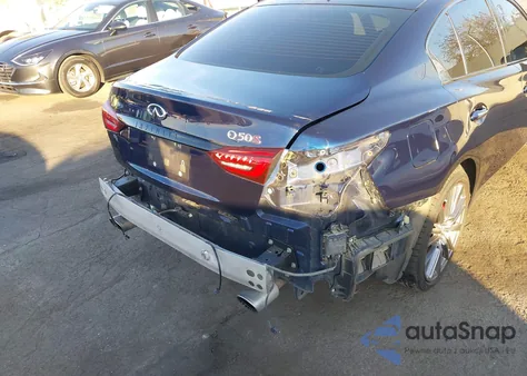 2022 Infiniti Q50 Red Sport 400 z USA, uszkodzony, nr VIN JN1FV7DP5NM370178